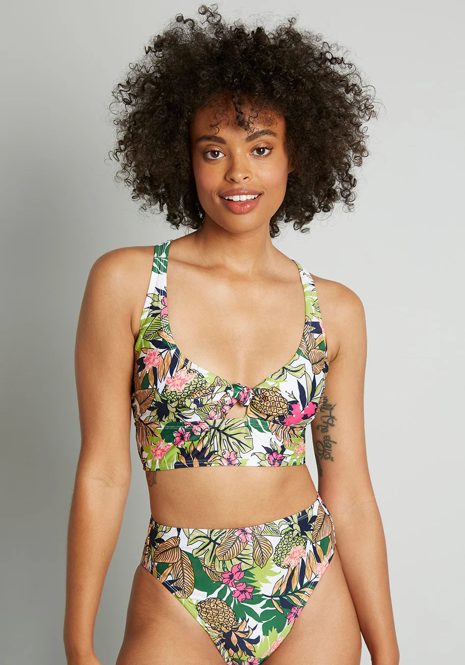 The Annika Crop Bikini Top - Olabens