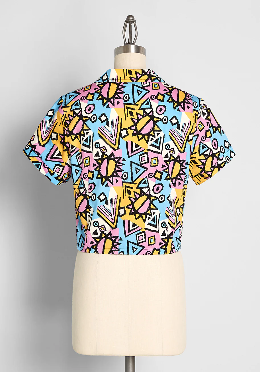 Makes Me Smile Button-Up Top - Olabens