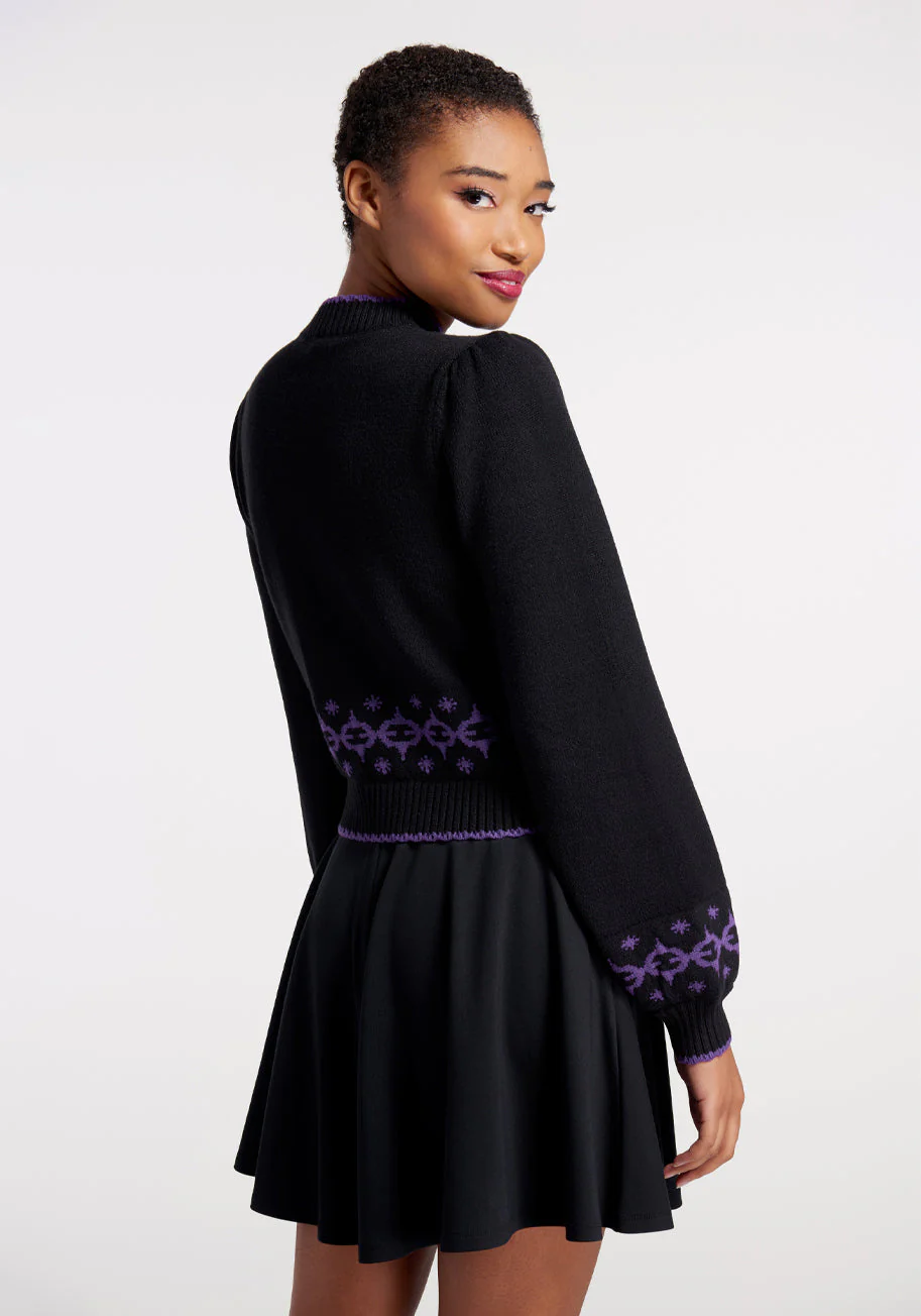 Don't Make Me Mad Mock Neck Sweater - Olabens