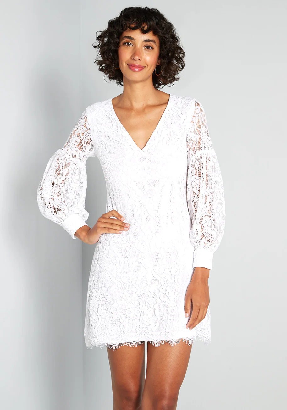 For Love and Lace Mini Dress - Olabens