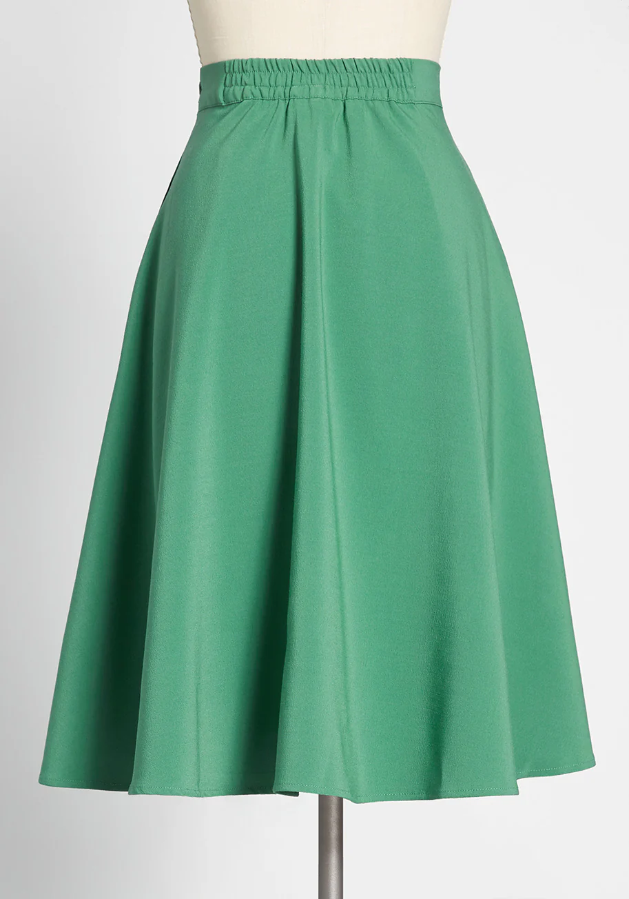 Just This Sway A-Line Skirt - Olabens
