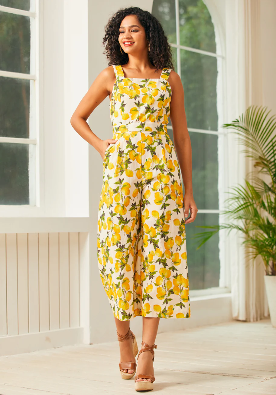 A Playful Bouquet Jumpsuit - Olabens