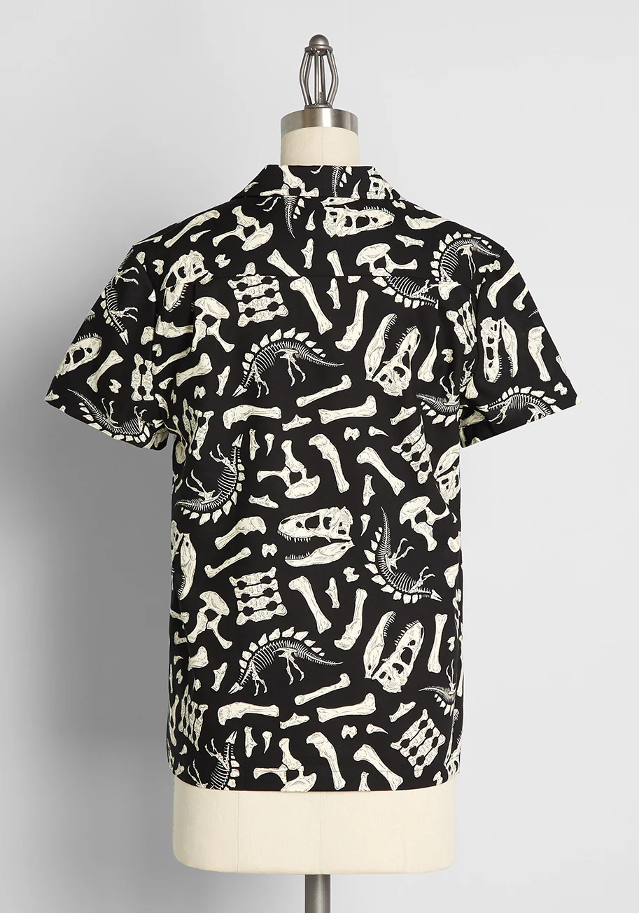 What's Buried Underneath Button-Up Shirt - Olabens