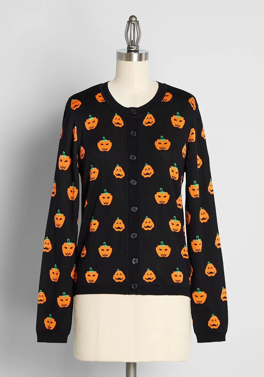 Pumpkin Patch Party Cardigan - Olabens