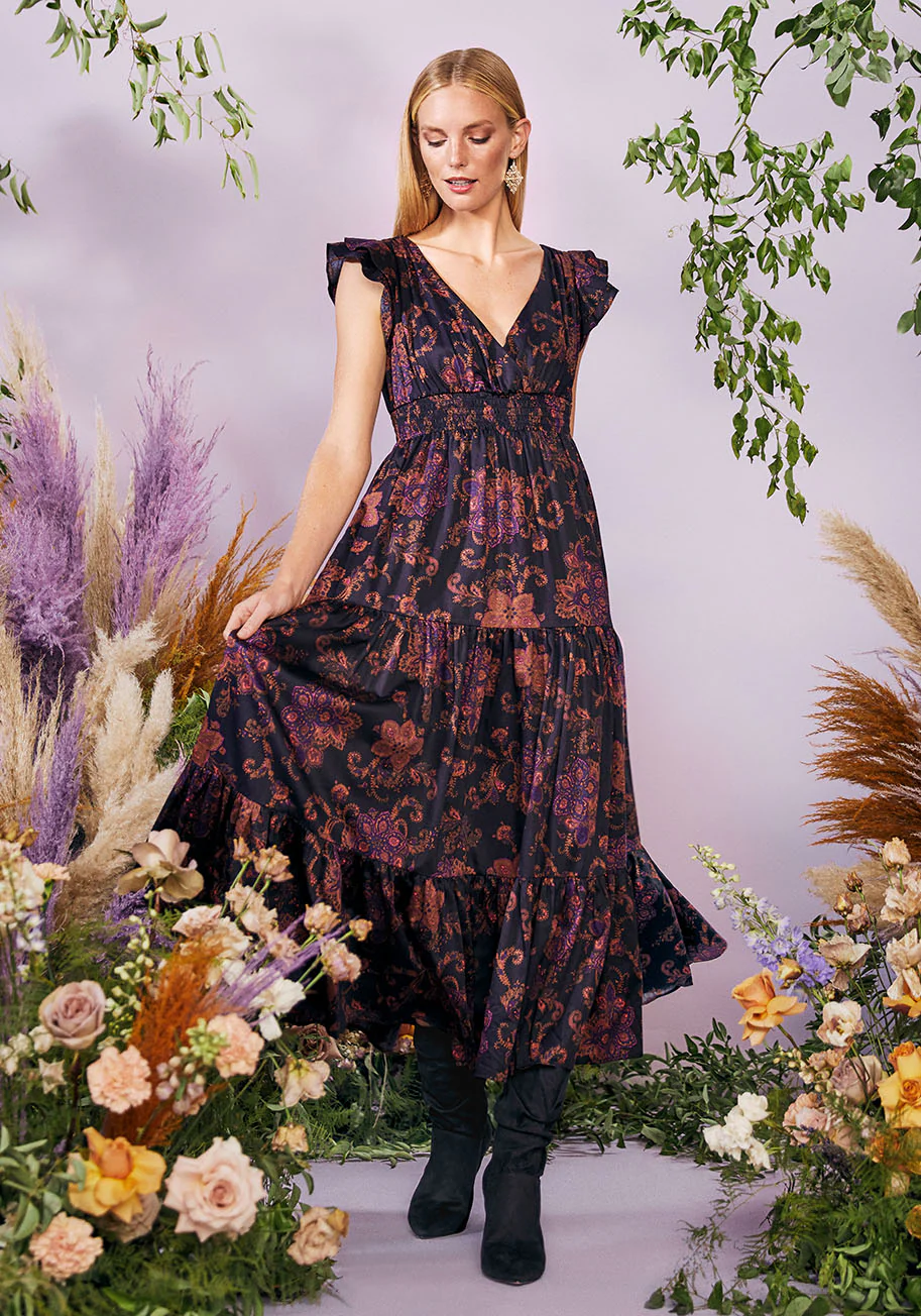 Vamped Up Vagabond Maxi Dress - Olabens