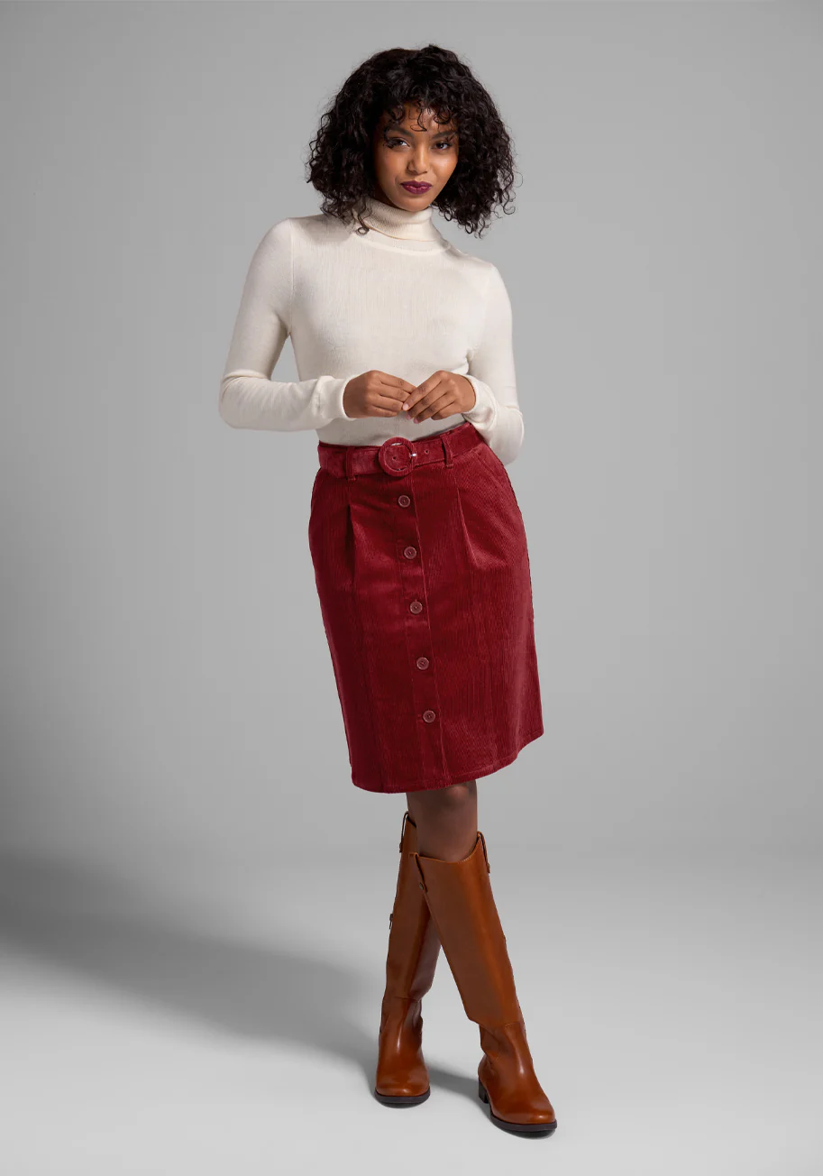 Girl Detective A-Line Skirt - Olabens