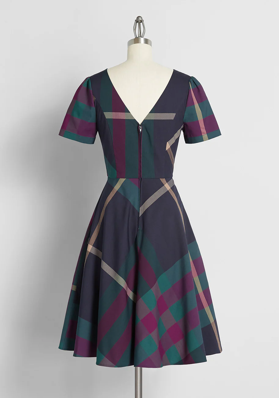 Definitively Darling Fit and Flare Dress - Olabens