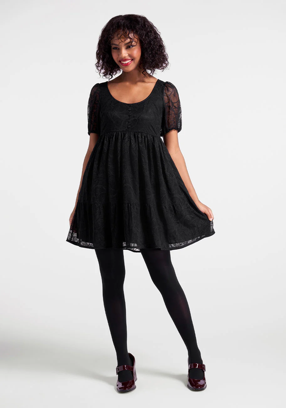 Right Lace, Right Time Babydoll Dress - Olabens