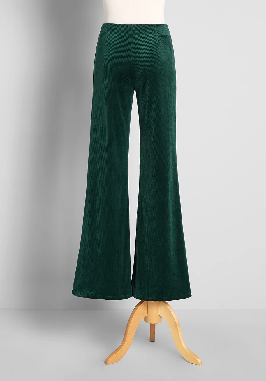 Feels Good to Flare Cord Pants - Olabens