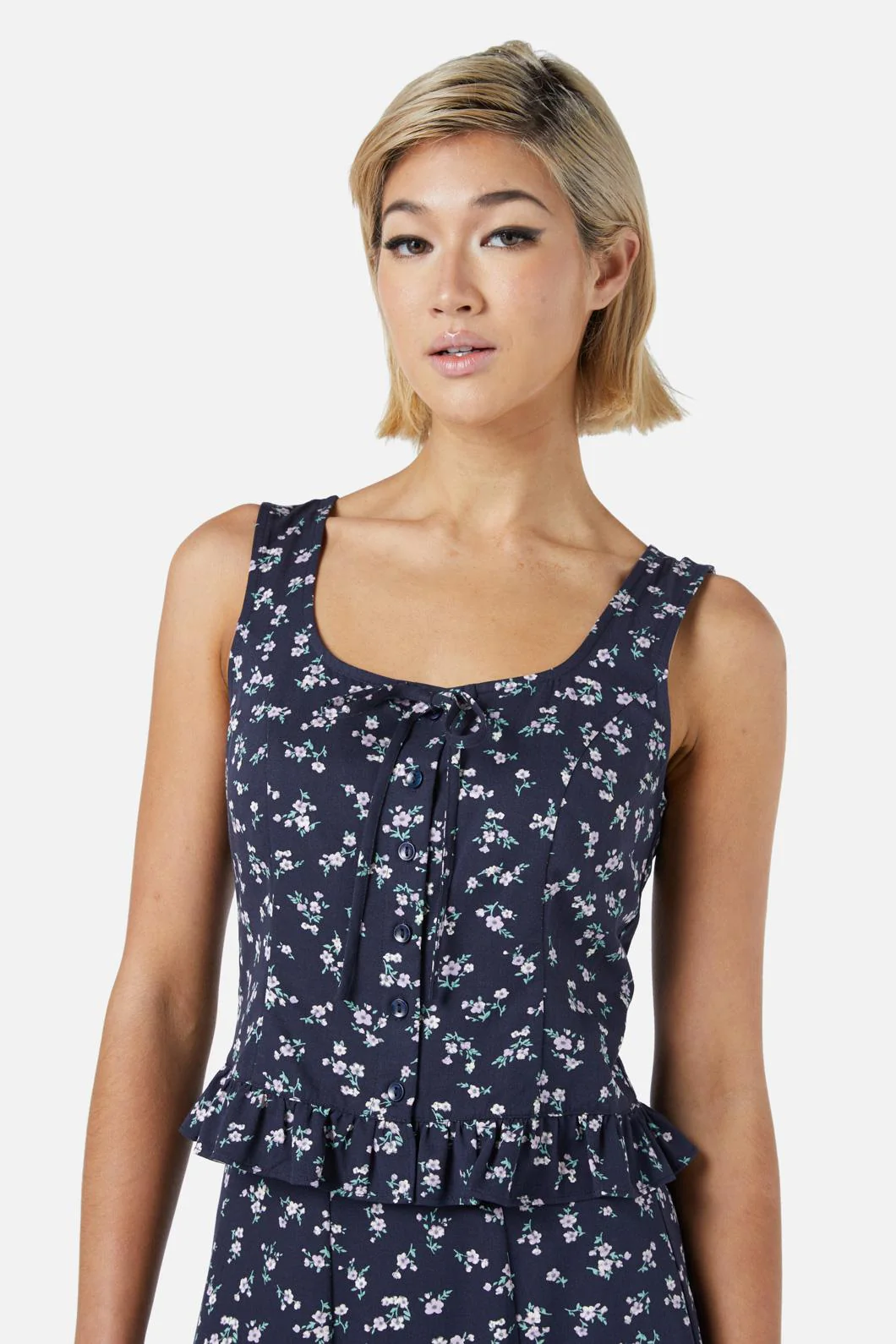 Lila Ditsy Top - Olabens