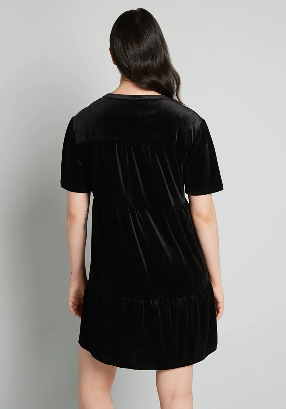 Levels Of Levity Tiered Babydoll Dress - Olabens