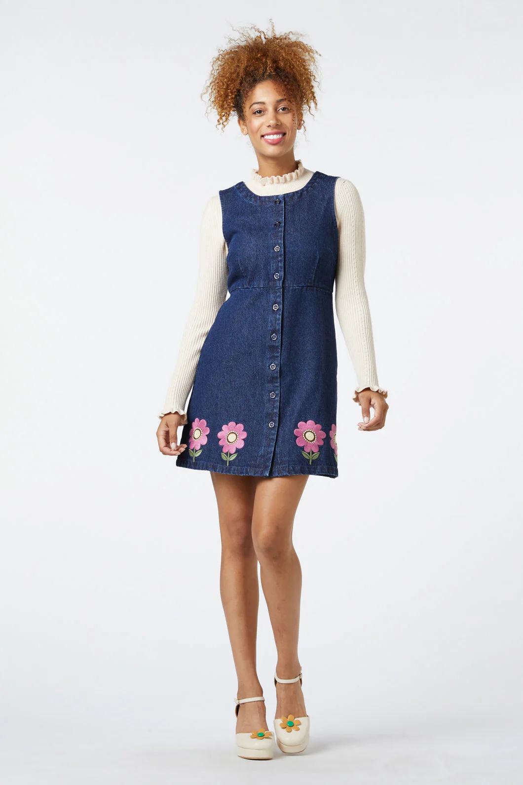 Fiona Embroidered Pinny - Olabens