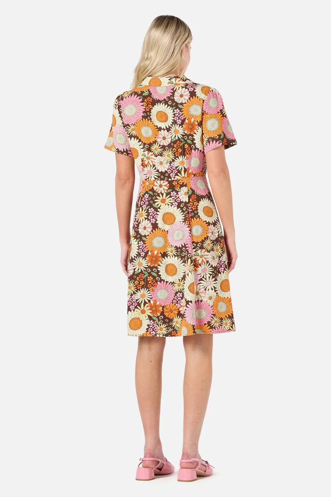 Viva Floral Shirt Dress - Olabens
