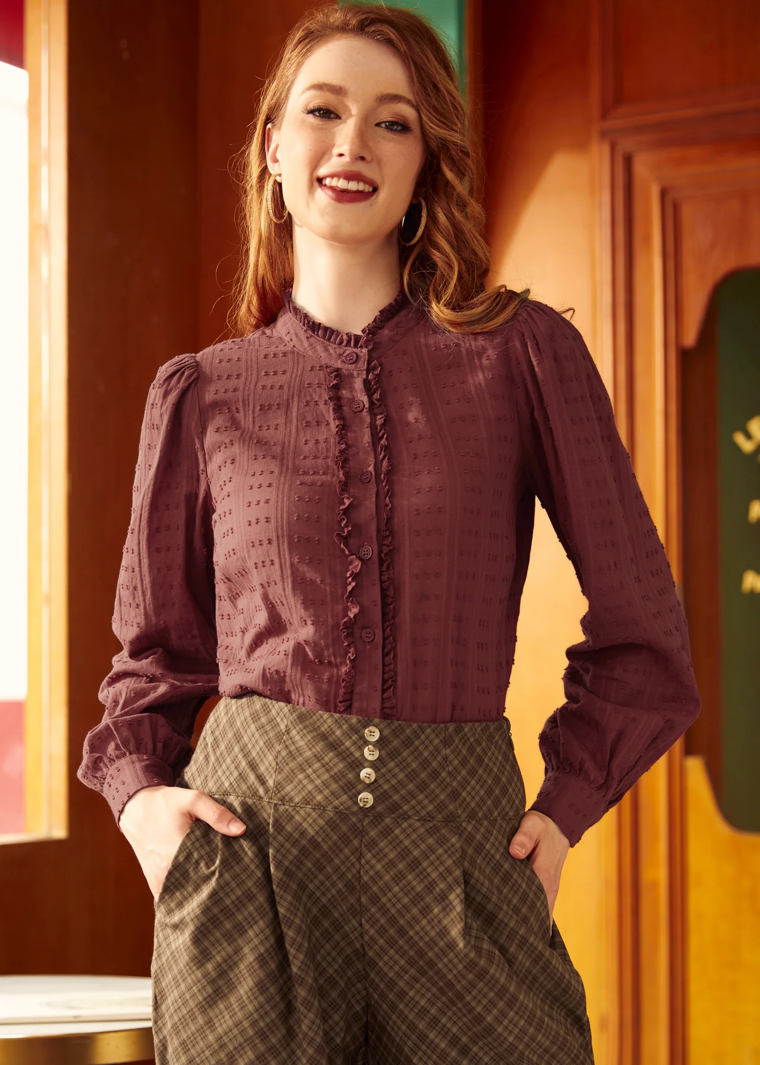 Go-Go Girl Ruffle Blouse - Olabens