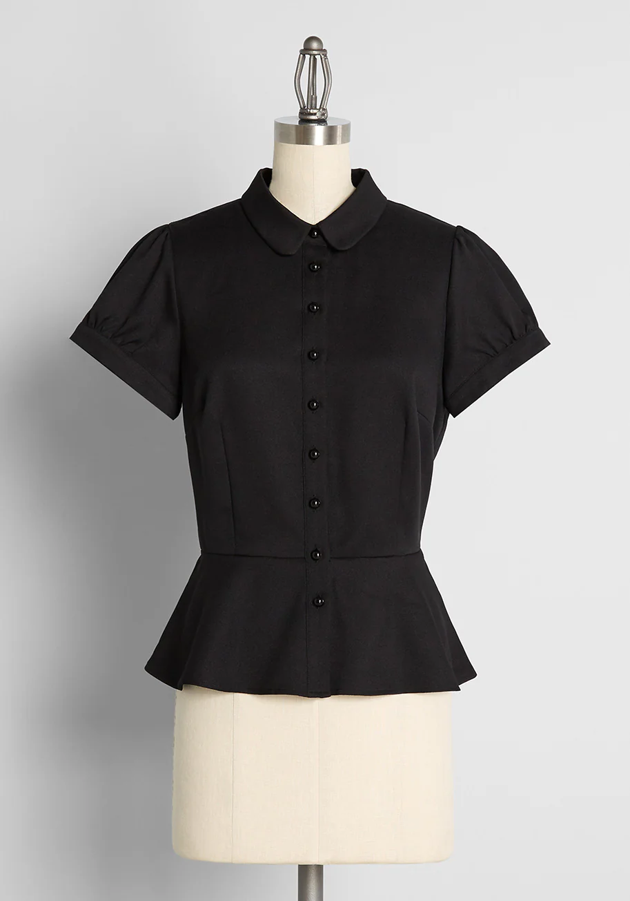 Business Beautiful Peplum Blouse - Olabens
