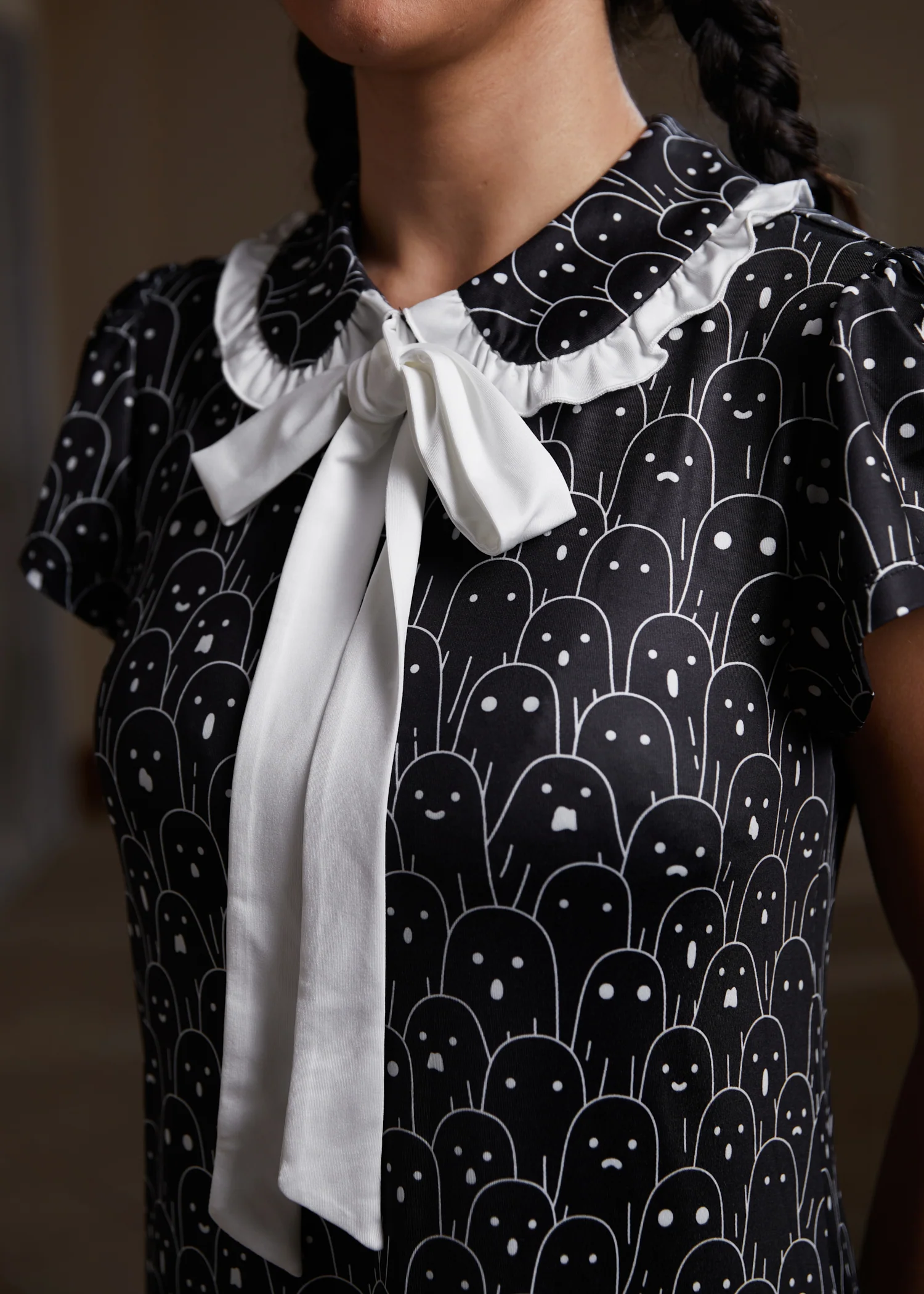 Mornings in the Mist Ruffle Dress - Olabens