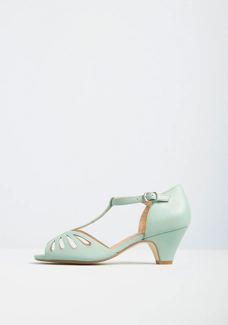 Dapper Dame T-Strap Heel - Olabens
