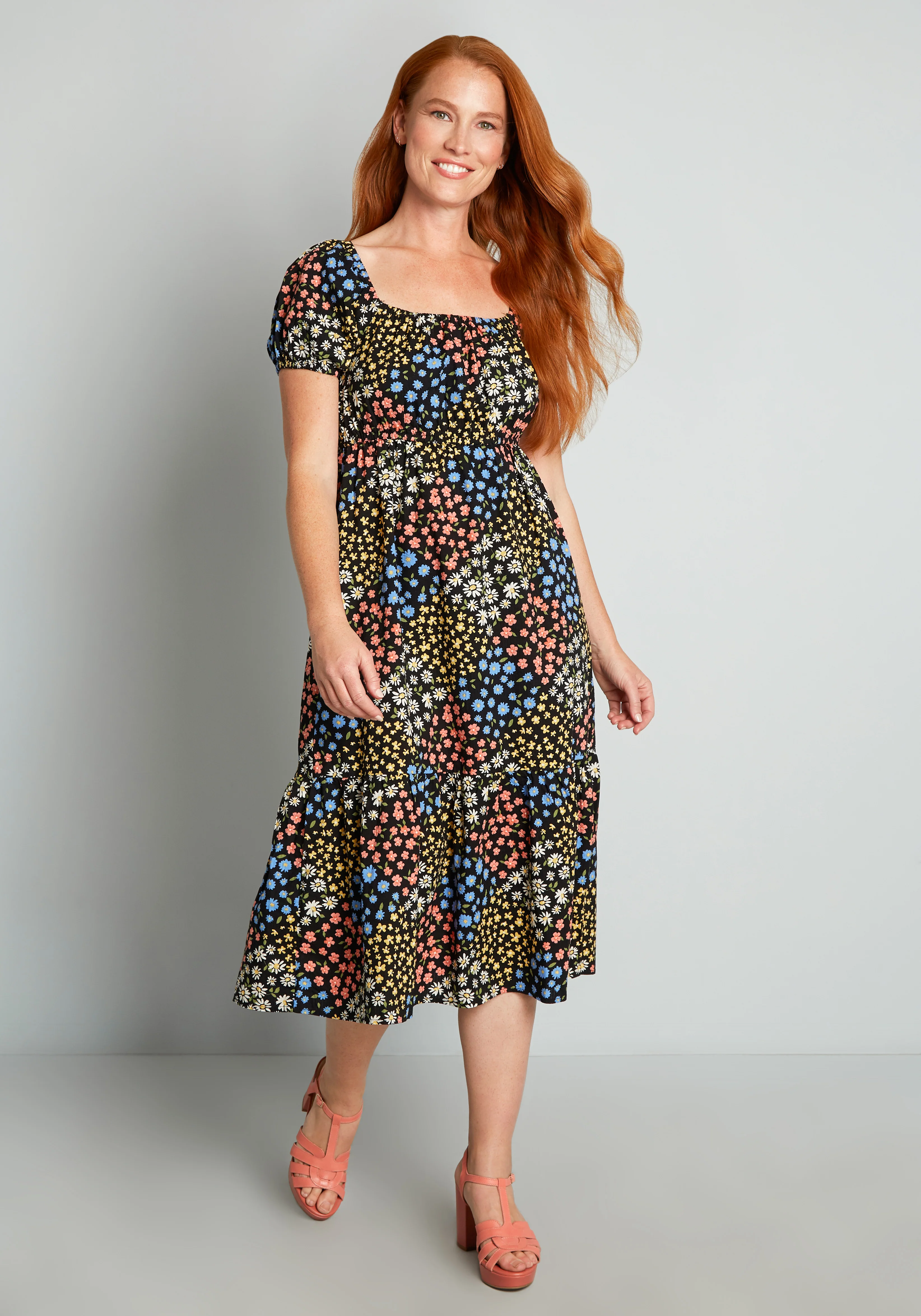 Sweetness In The Air Midi Dress - Olabens