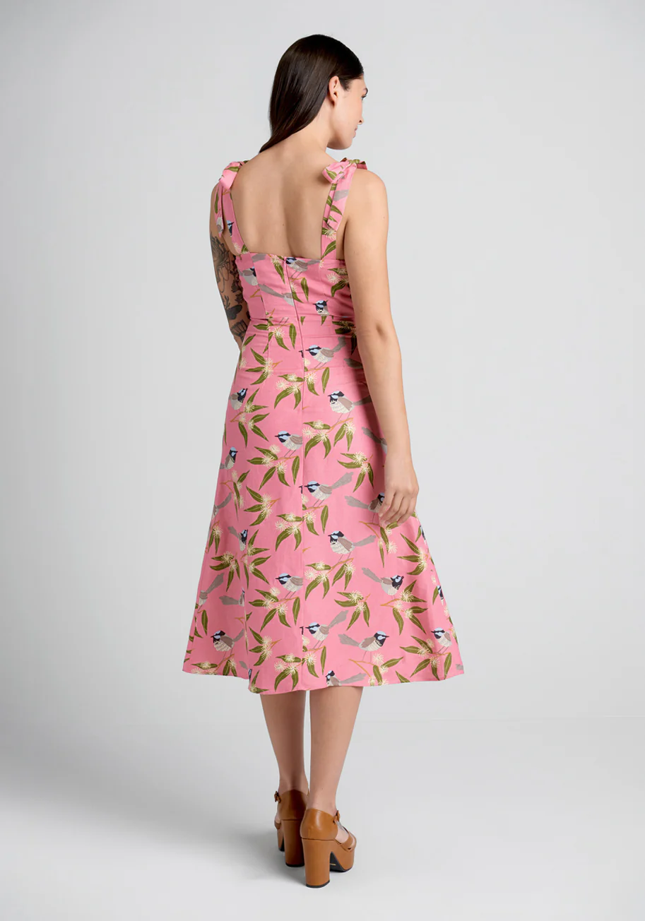 Way Back Wren Midi Dress - Olabens