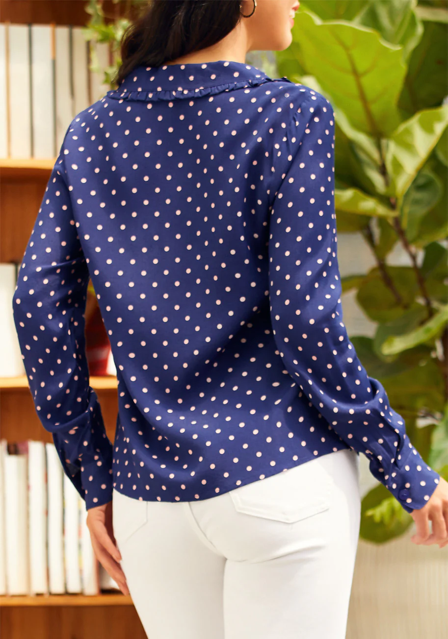Starlet Power Button-Down Top - Olabens