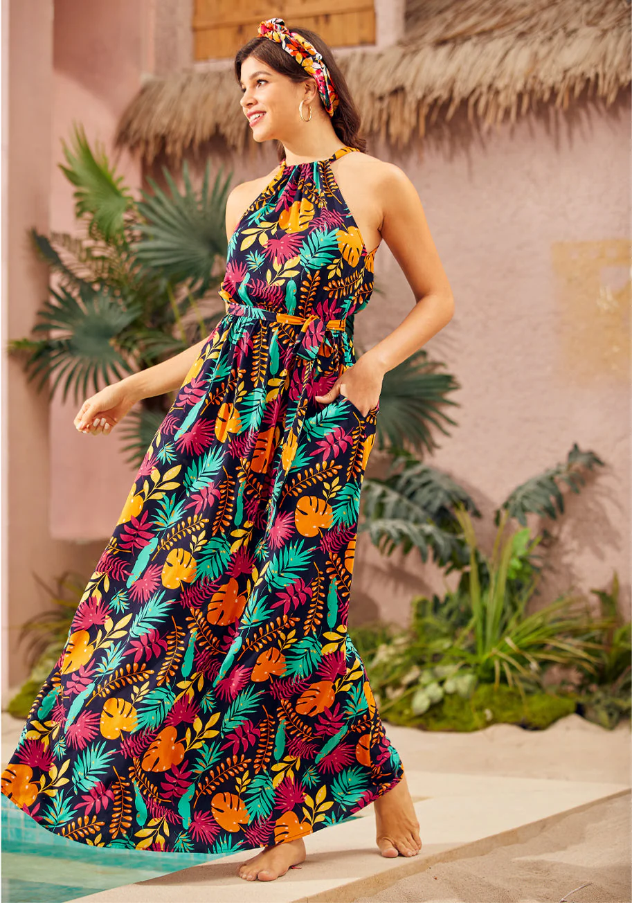 Illuminated Elegance Maxi Dress - Olabens