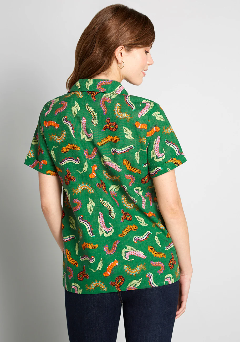 Constantly Transforming Button-Up Top - Olabens