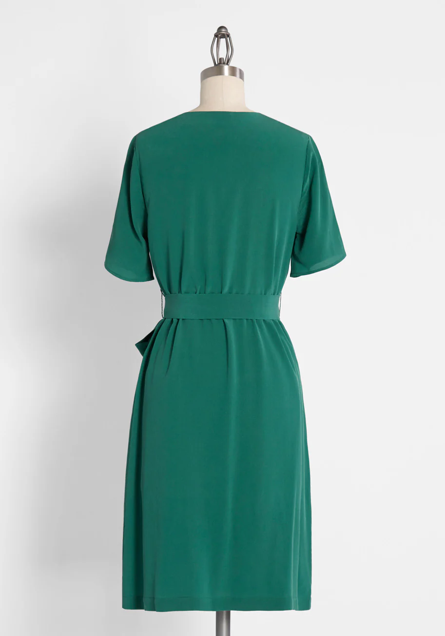 Lasso Around My Heart Silk Dress - Olabens