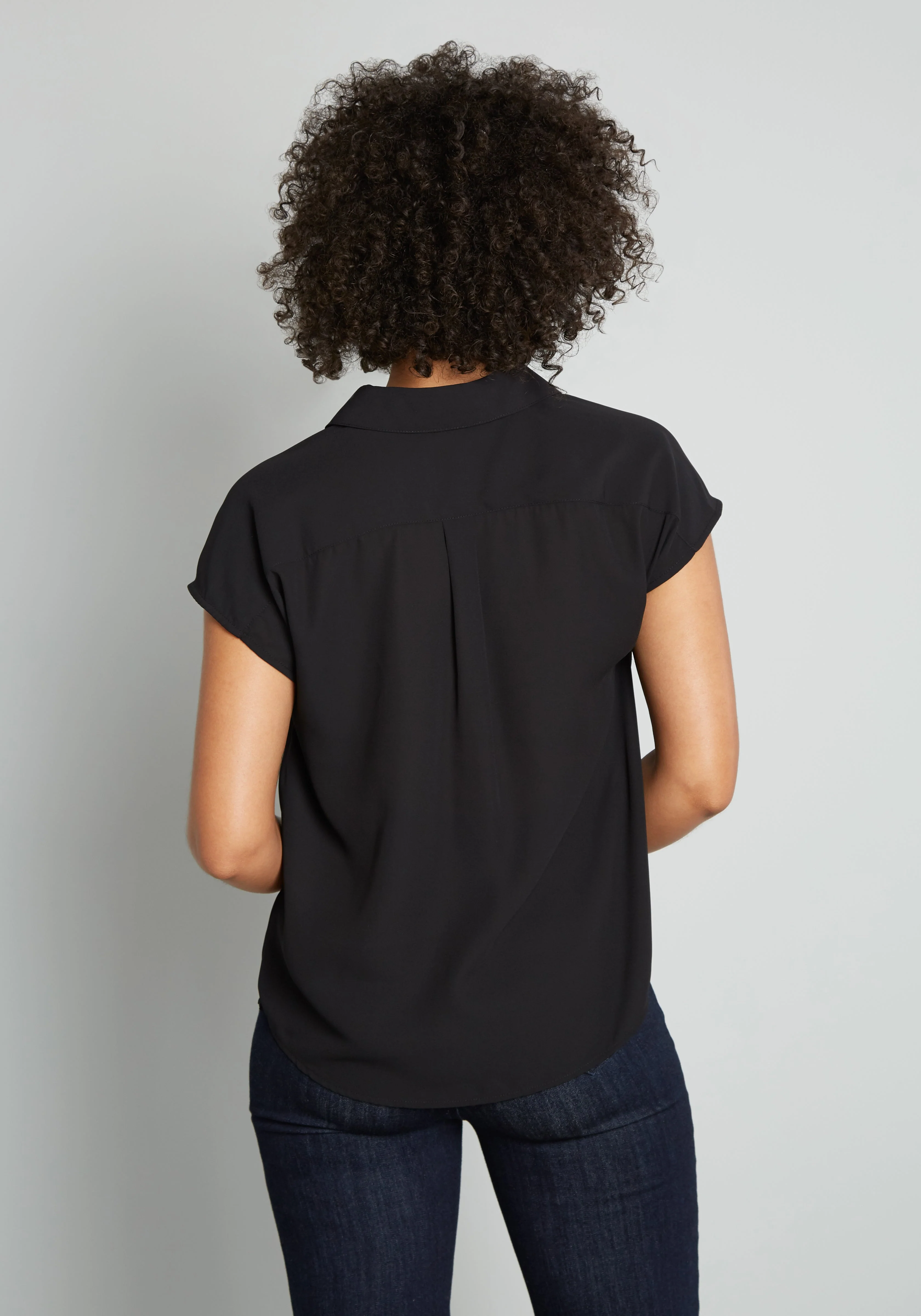 A Renewed You Short Sleeve Blouse - Olabens
