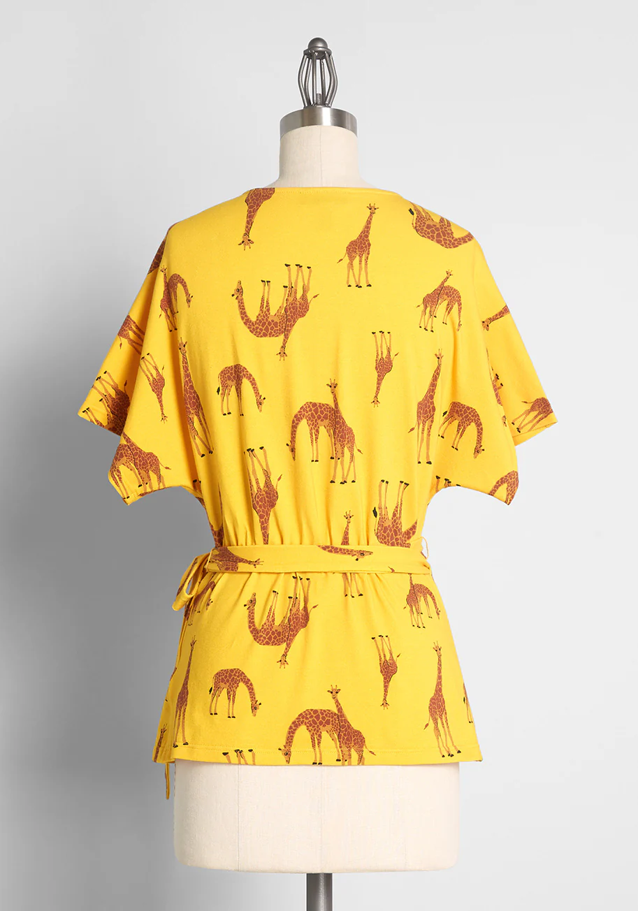 Grazing for Days Wrap Top - Olabens