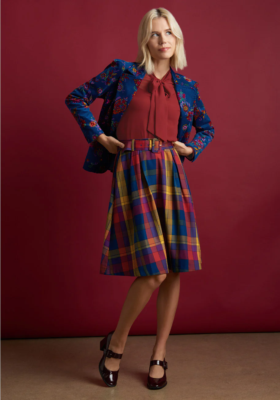 Twirled Series Swing Skirt - Olabens