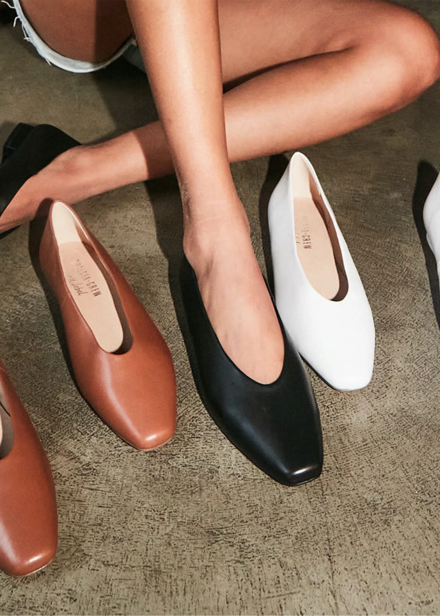 Slick Ballet Flats - Olabens