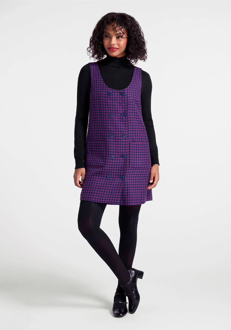 Schoolyard Sass Double-Breasted Jumper - Olabens