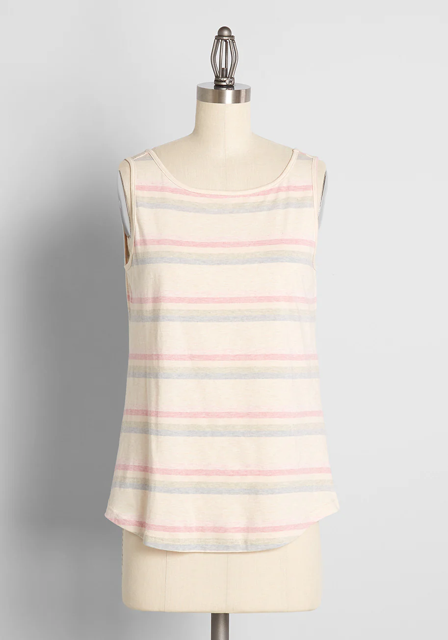 Summer's Ease V-Back Tank Top - Olabens