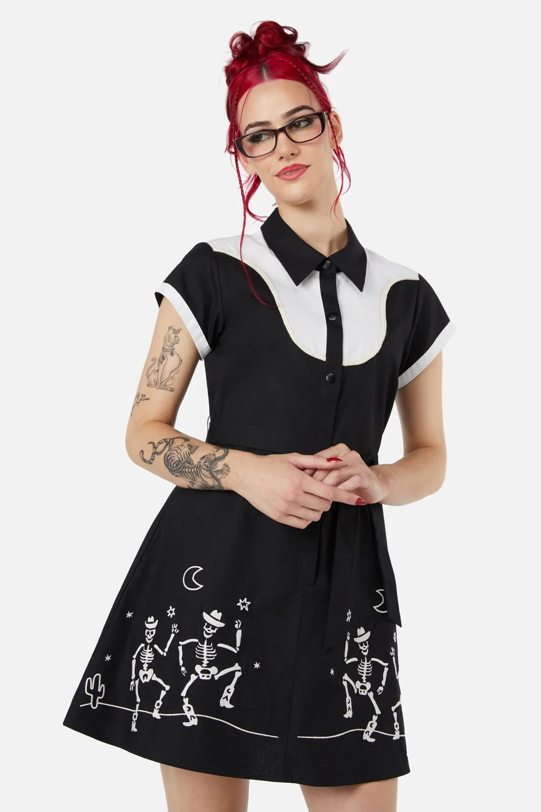 Skelly Skater Dress - Olabens
