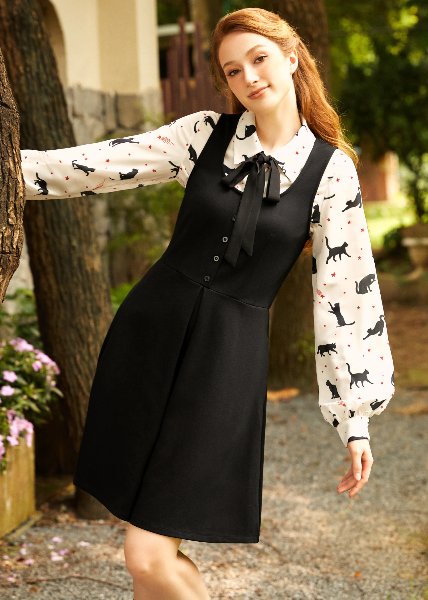 Classically Charming Fit & Flare Dress - Olabens