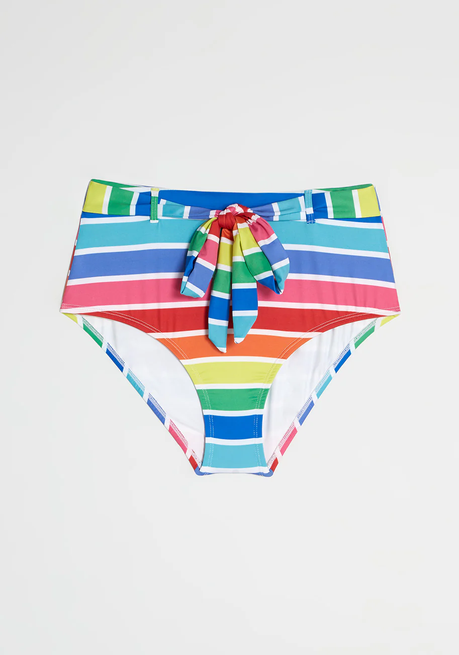 The JoJo High-Waisted Bikini Bottom - Olabens