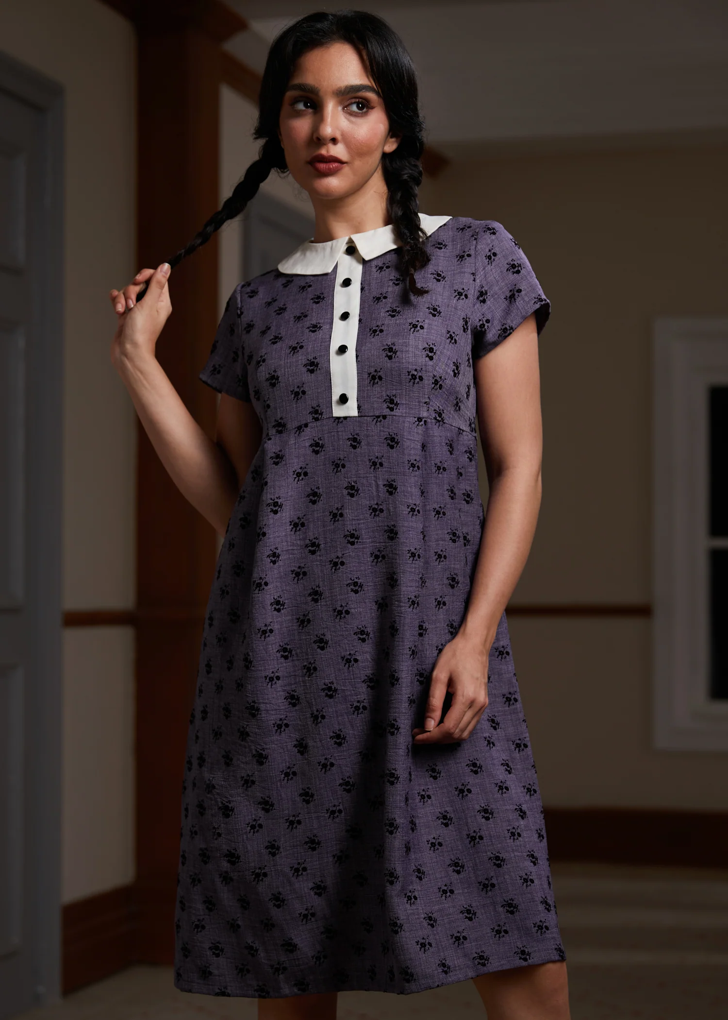 Pretty at the Pumpkin Patch Shirtwaist Dress - Olabens