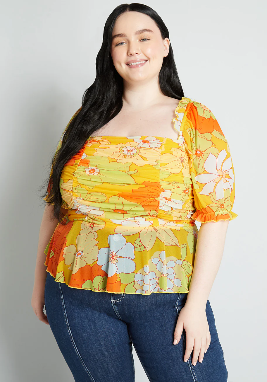 Summer Escape Upstate Peplum Top - Olabens