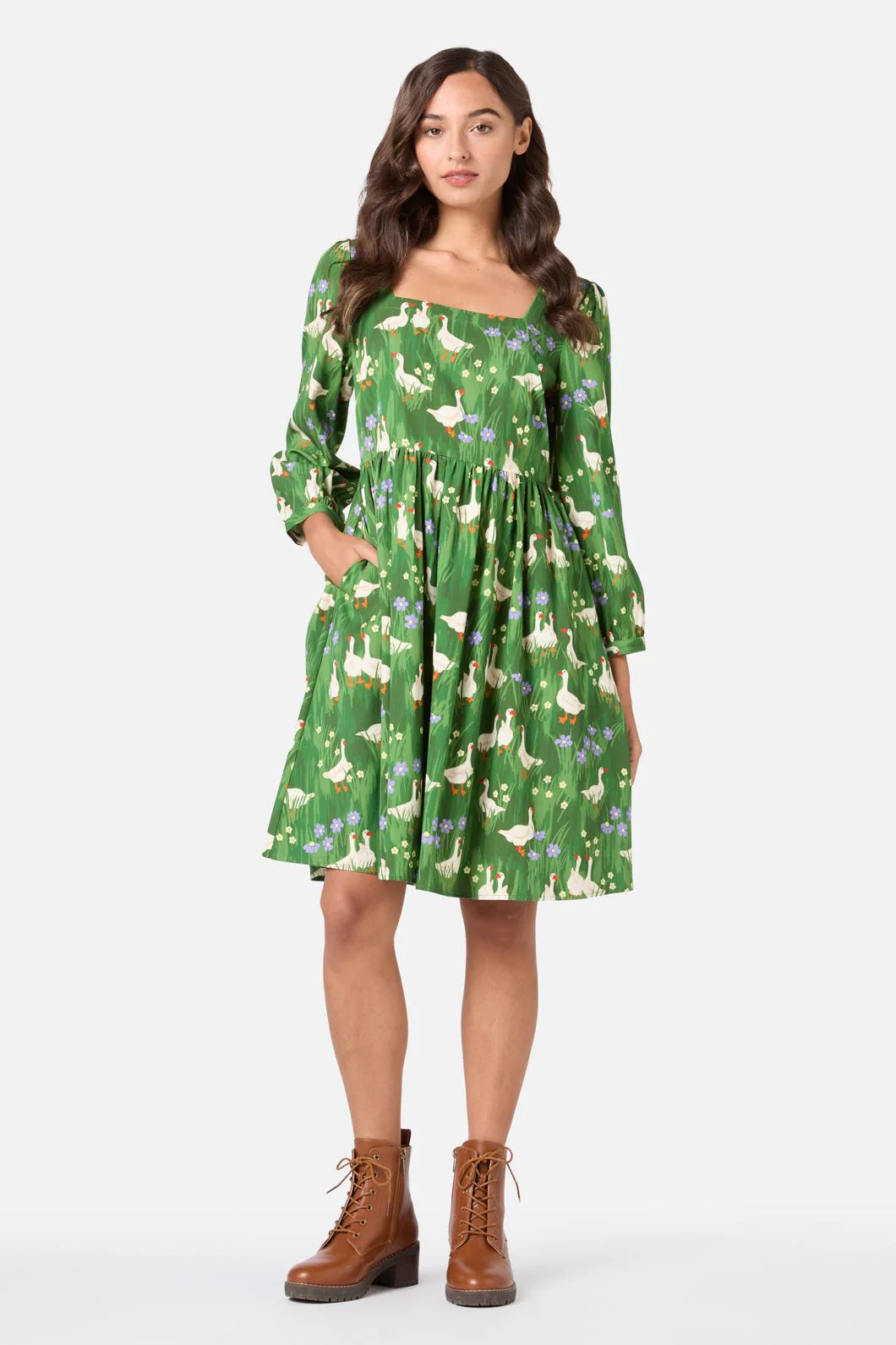Lucy Goosey Smock Dress - Olabens