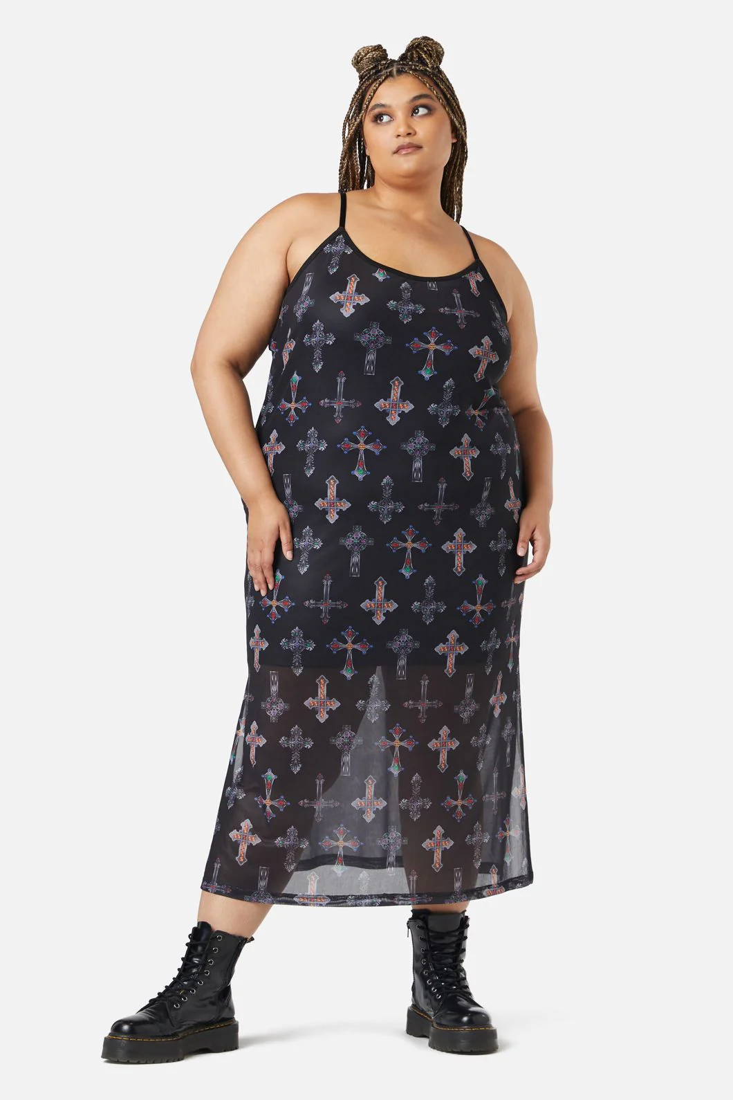 Hope Had Died Mesh Dress - Olabens