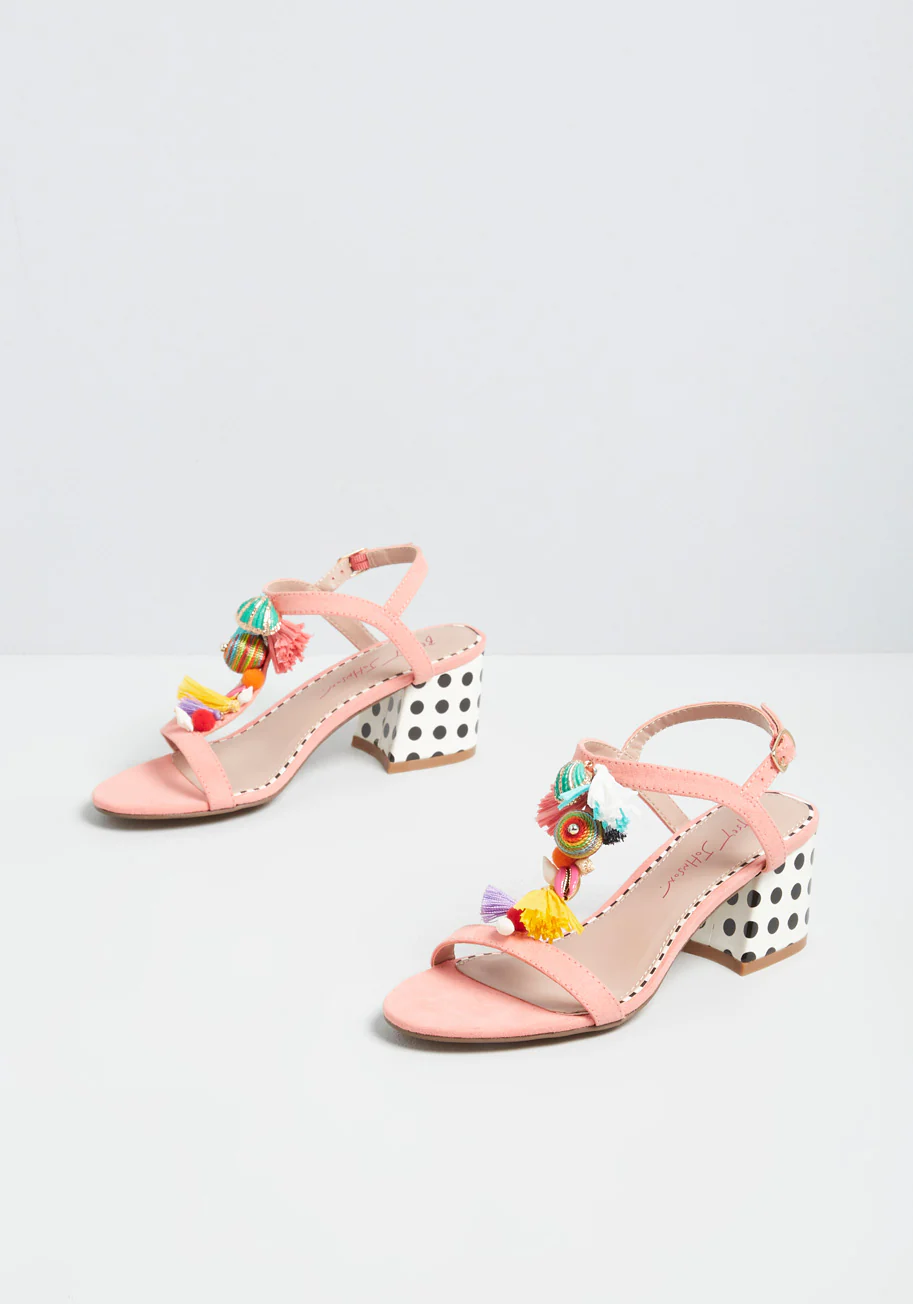 Wave Reviews Ankle Strap Heel - Olabens