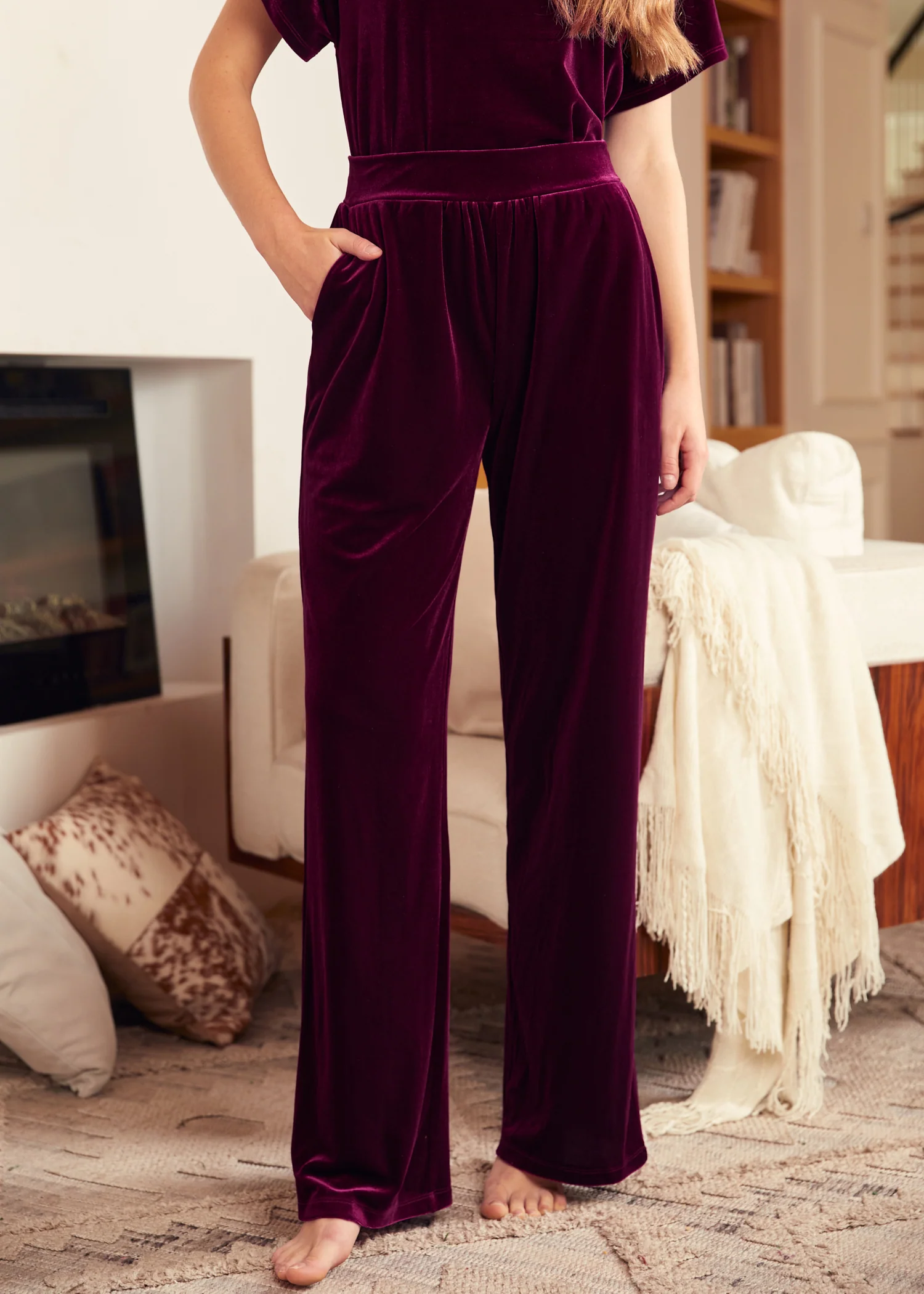 Living It Up Wide Leg Pants - Olabens