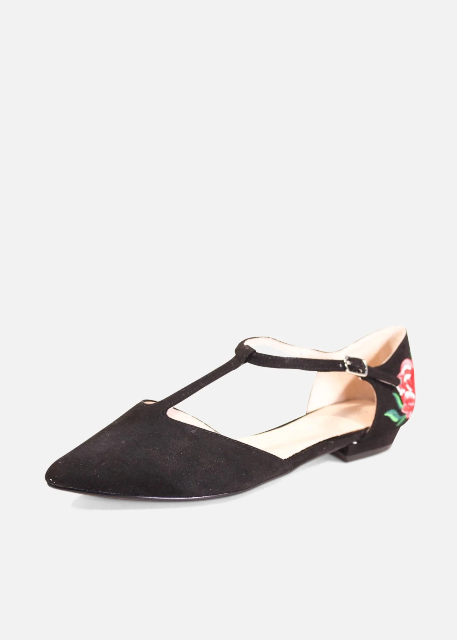 Garden T-Strap Flats - Olabens