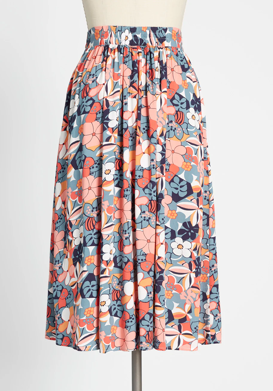 Stir Things Up Midi Skirt - Olabens