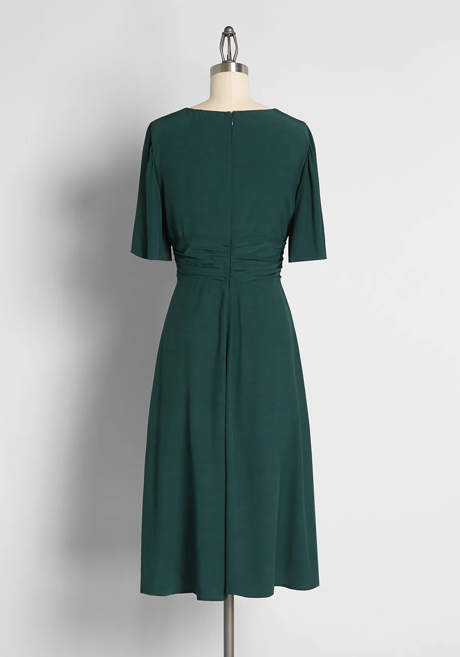 All A-Flutter A-Line Dress - Olabens