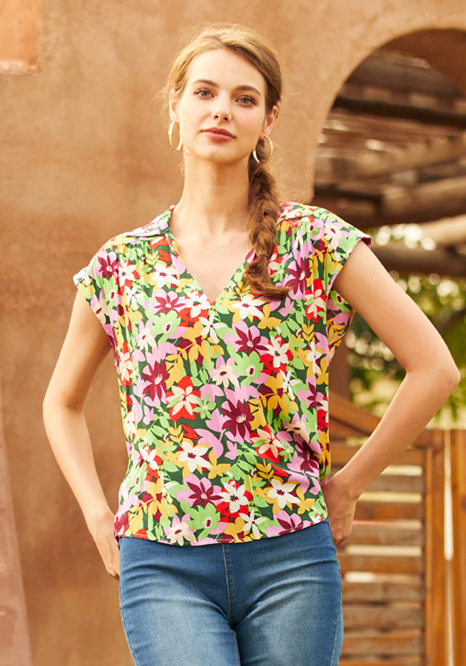 Glad You Collared Blouse - Olabens