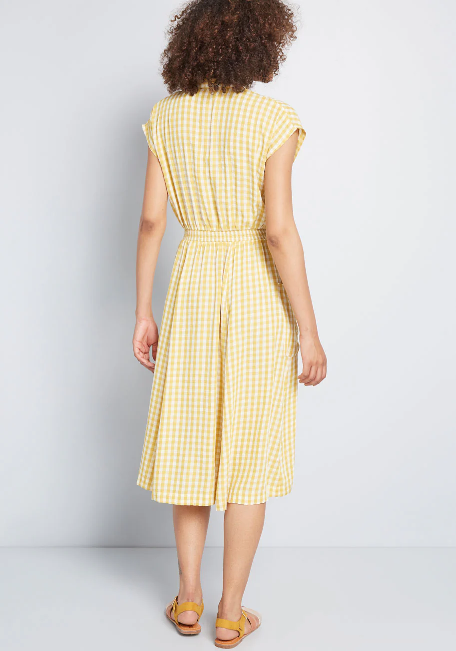 Aligned Design Shirt Dress - Olabens