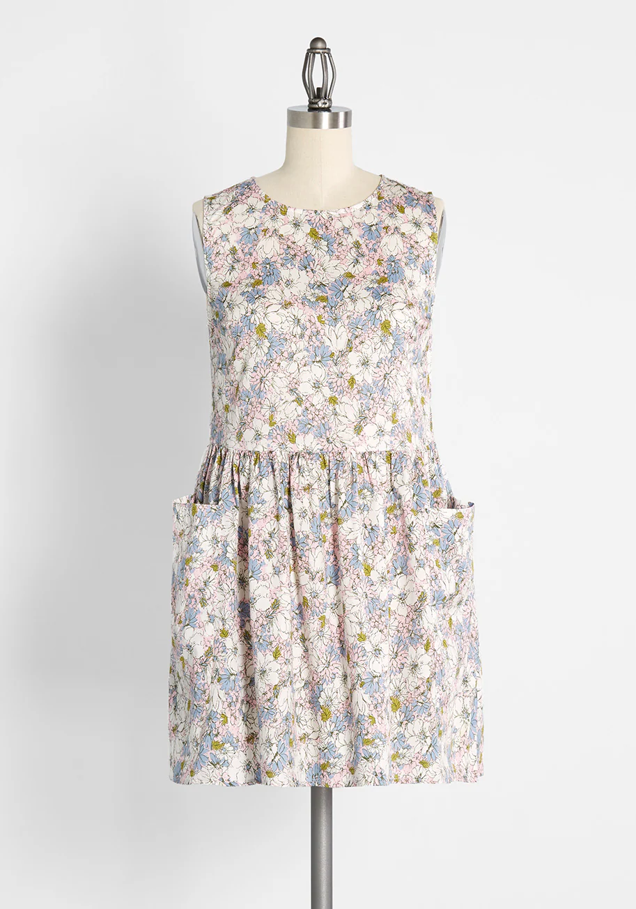Gathering Wildflowers Smock Dress - Olabens