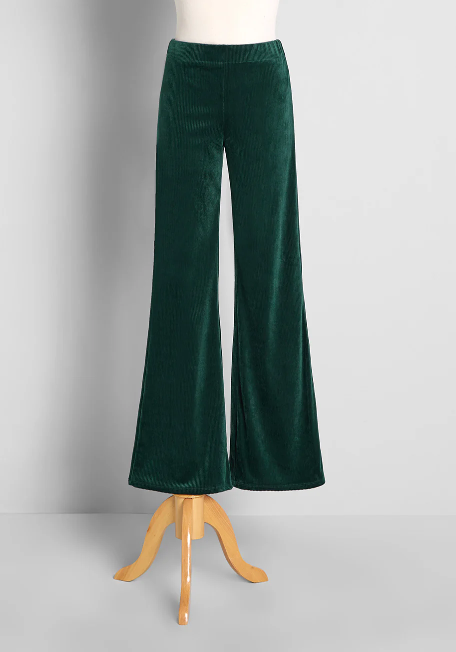 Feels Good to Flare Cord Pants - Olabens