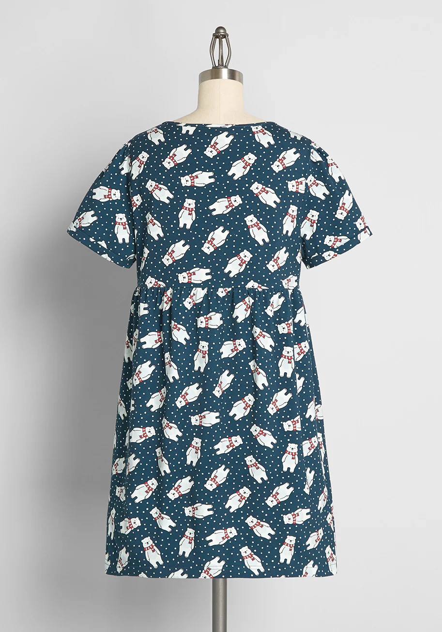 Pleased With Ease Babydoll Dress - Olabens